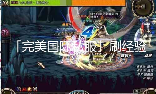 「完美国际私服」刷经验攻略：快速刷级必备！