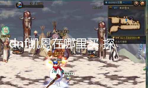 dnf凯恩在哪里买 探索dnf凯恩的购买渠道